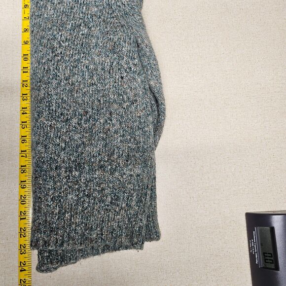 Fever Woman's Button Front Size Medium Cardigan Ruffles 3D Flower Green Feminine - Picture 8 of 8